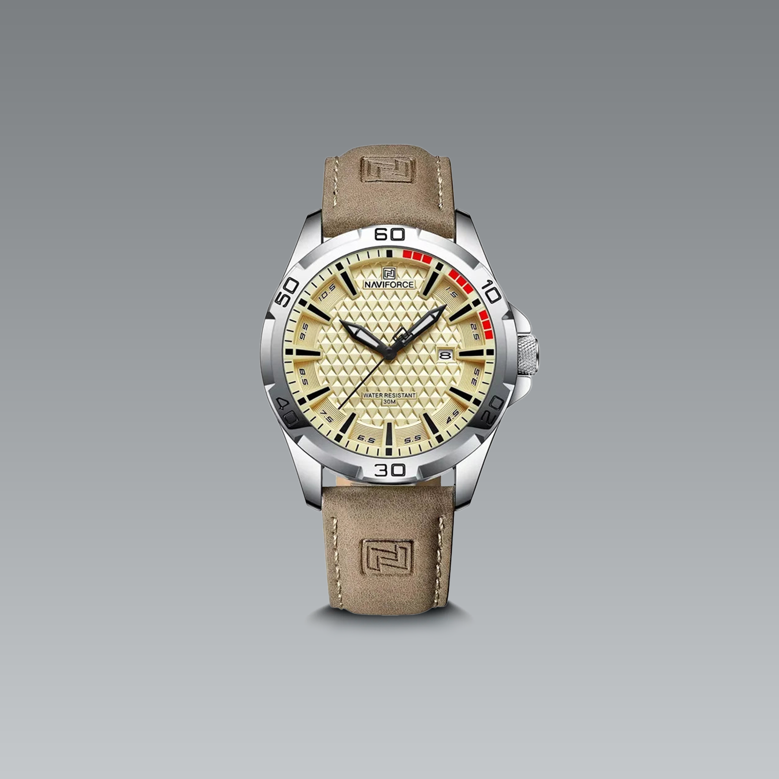 Relógio Masculino Vantore Cream